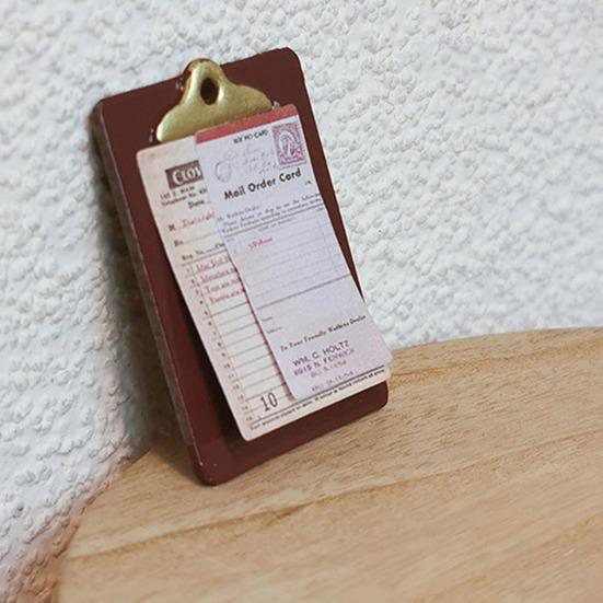 Миниатюрная доска меню Мини-планшет с карточкой меню Аксессуар для куклы для кукольного особняка 1/6 1/12 Сцена кафе-ресторана