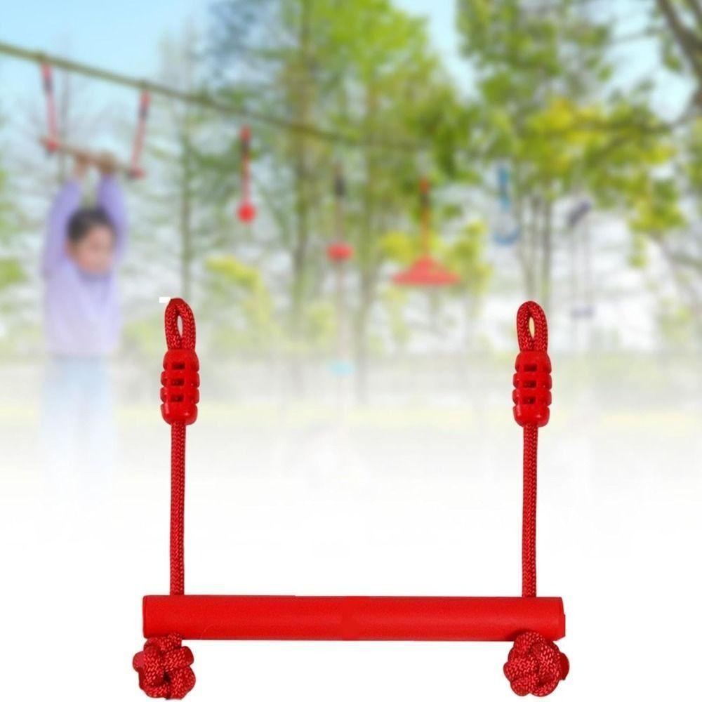 Sturdy Slackline Swing Bars Fun Horizontal Monkey Bars Portable Kids Hanging Bars Outside Climbing