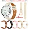 18 мм ремешки из синтетической кожи для Huawei Watch GT4 GT5 41 мм / GT5 Pro 42 мм / Браслет B5 S S1 Замена ремешка для женских часов Correa