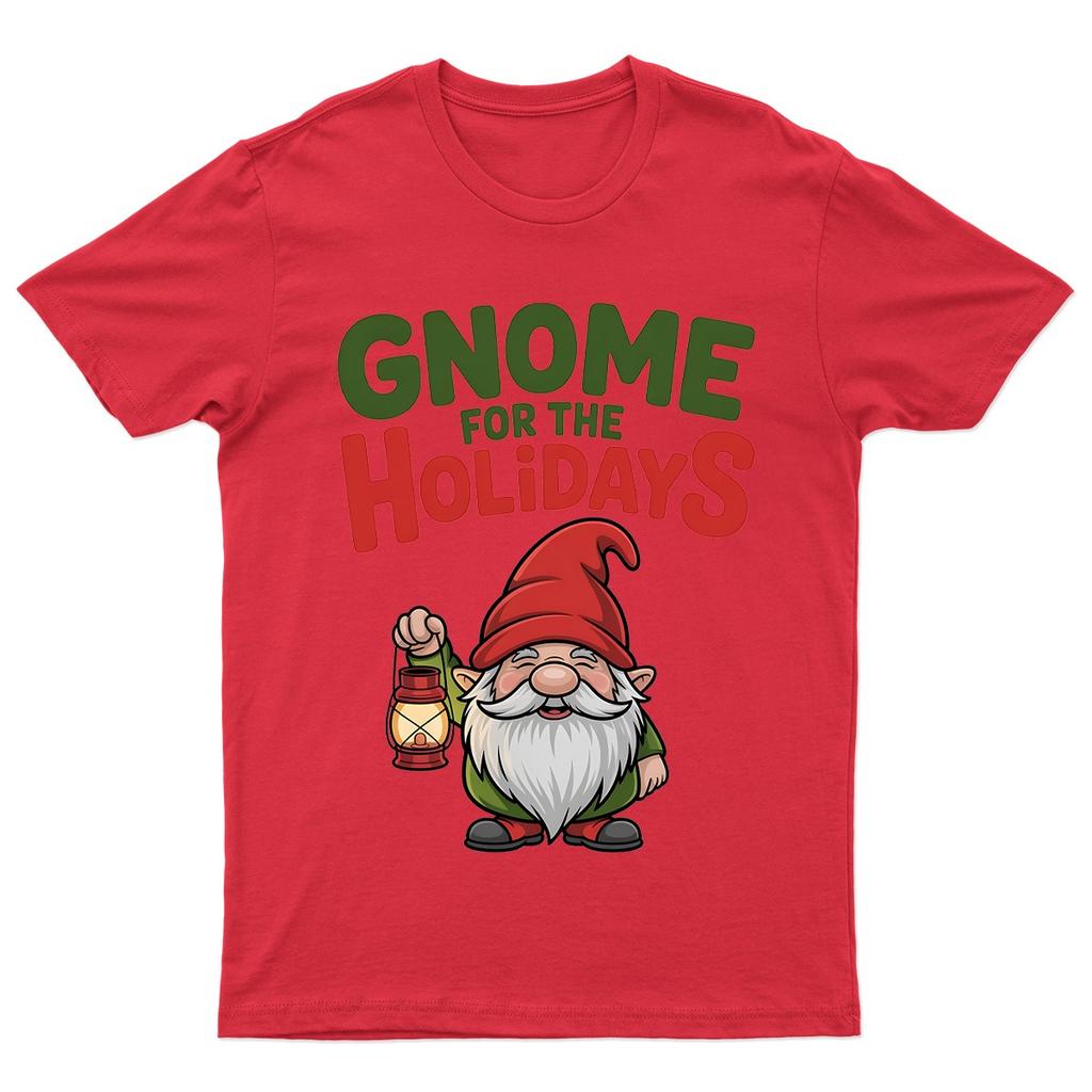 Gnome For The Holidays Unisex T-shirt Gift Retro Funny Vintage -A Unisex T-shirt