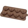 Forma Silicon Chocolate Candy Mold 19x10cm Brown TopBazar Baking Decorating Tool