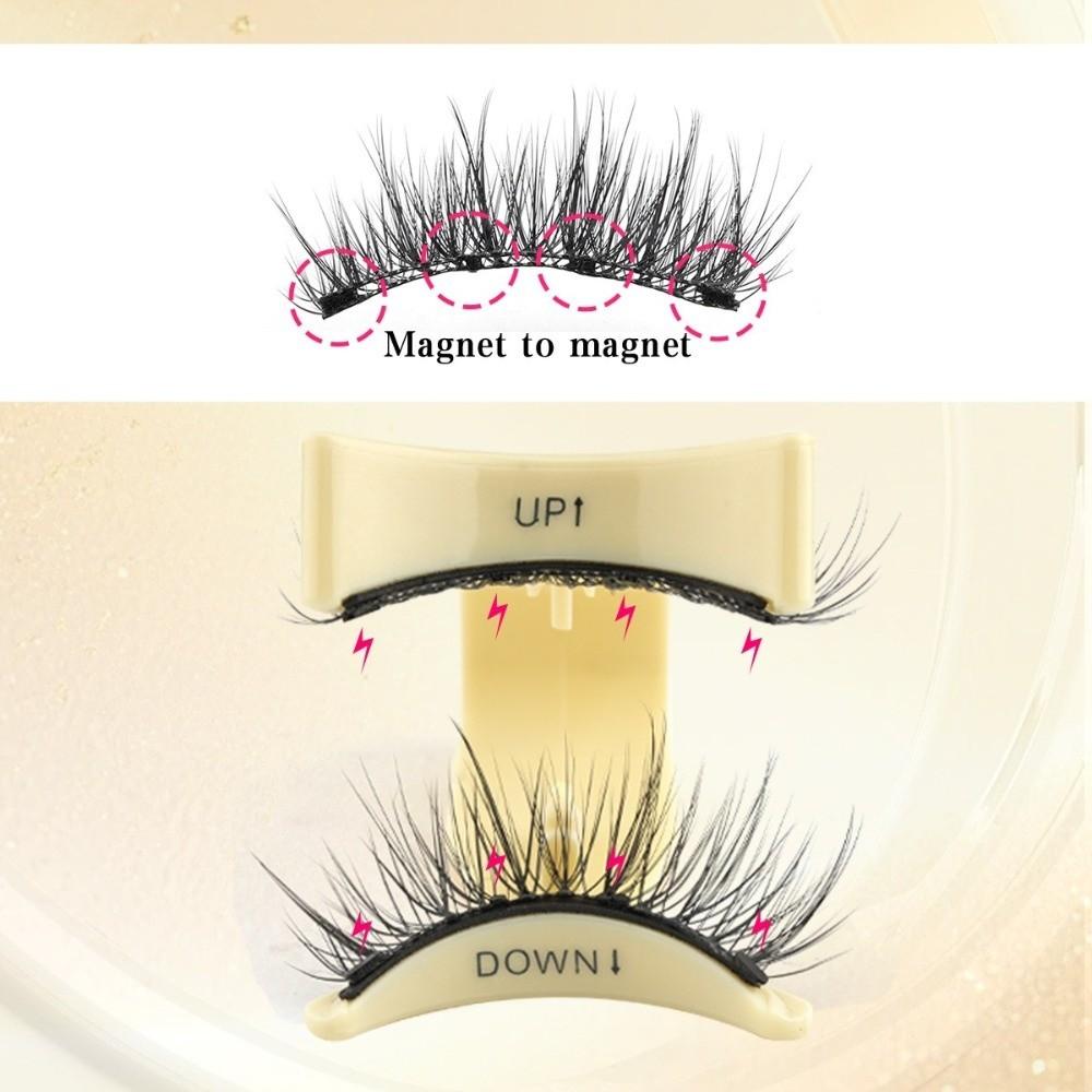 Light Weight Magnetic False Eyelashes 5-12MM 3D Lashes Extension Daily/Party