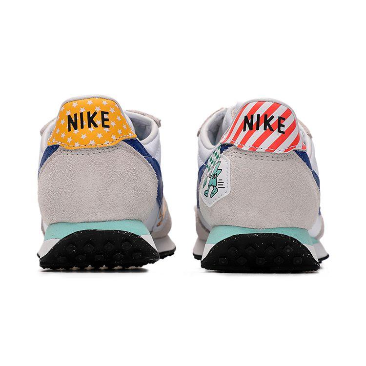 Nike Детские кроссовки Waffle Trainer 2 PS Scrapbook Белый Чили-Красный Game-Royal DM7215-141