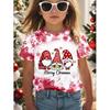 4-15 Years Old T Shirts Sportwear Comfortable Polyester Girls Children Long Sleeve T-Shirt Cartoon 3D Printed T Shirt Kids Clothing