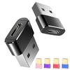 Адаптер-конвертер USB 3.0 папа на Type C мама Для мобильного телефона, ноутбука, Type C кабелей для наушников, адаптер PD на USB-адаптер для зарядки