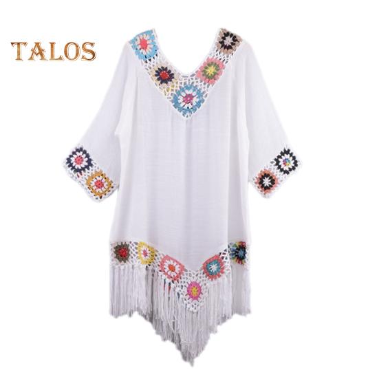 Бикини-туника, дышащий сарафан, популярный сексуальный однотонный купальник, накидка для пляжа