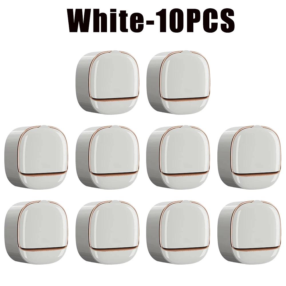 НОВЫЙ Слив для ванной Комната Мыльница Настенная АБС Мыльница с крышкой Водонепроницаемый Органайзер для путешествий Мыльницы Коробка для хранения Без перфорации