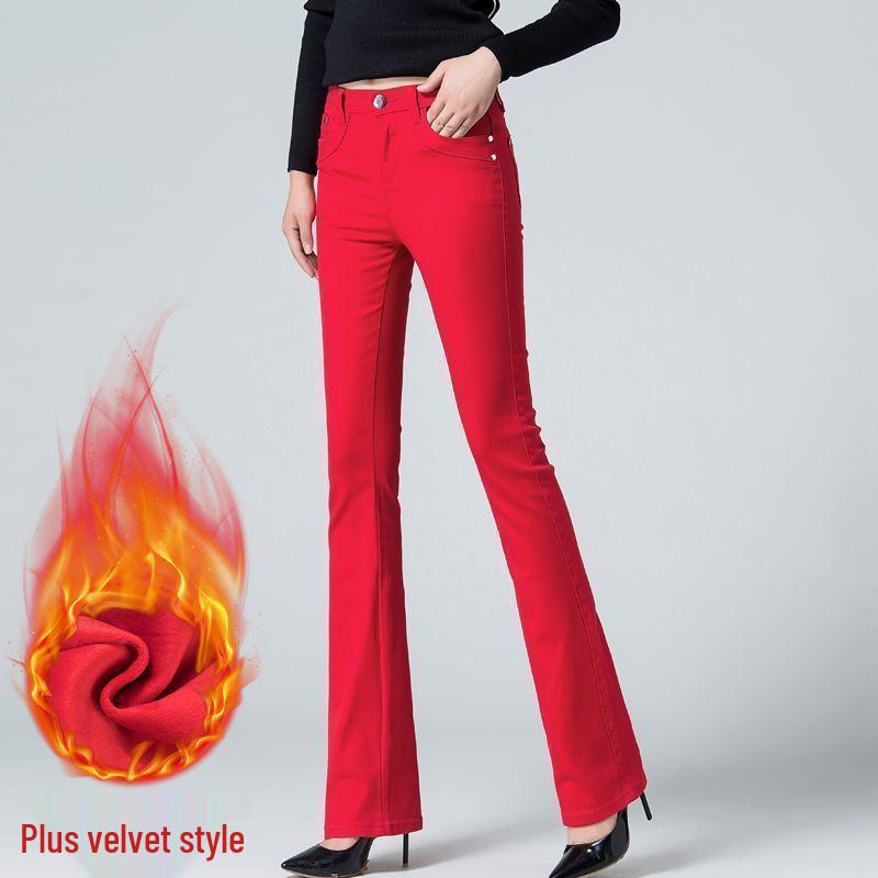 High-Waisted Light Blue Flared Jeans for Tall Women - Summer 2025 Slim-Fit Bell-Bottoms