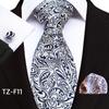 Waist Flower Men'S Tie Pocket Towel Cuff Three-Piece Set