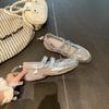 Functional Ballet Mary Jane Women's Shoes 2025 Summer New Mesh Breathable Retro Casual Sports Shallow Mouth Single Shoes