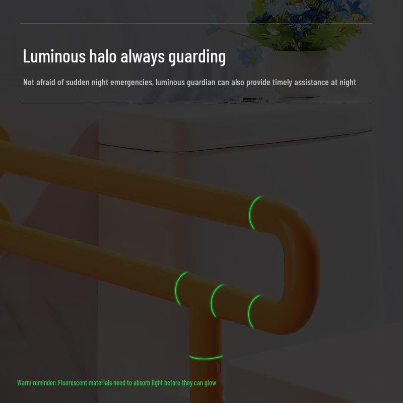 Ванная комната Поручень U-образной формы для пожилых - Безбарьерная нейлоновая ручка для душа/туалета