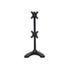 Support De Bureau Pour 2 Écrans Plats NEWSTAR FPMA-D700DDV - Inclinable, Pivotant Et Rotatif - Noir