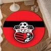 1PC rug Soccer Team Crest Design Round mat Home Decor, Chair rug For livingroom,Bedroom, doormat home decor Birthday Gift Christmas Gifts