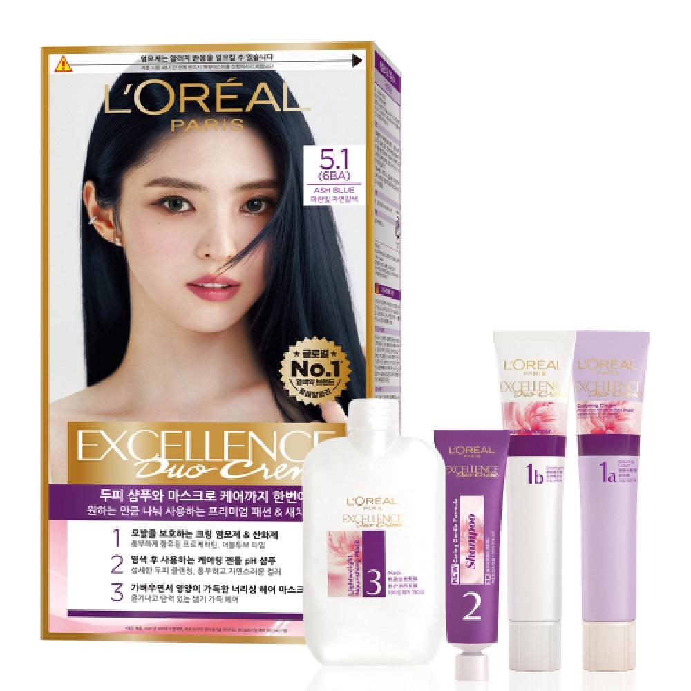 Lorealparis [2 упаковки] Краска для волос Excellence Duo Выберите 1 из 9 цветов