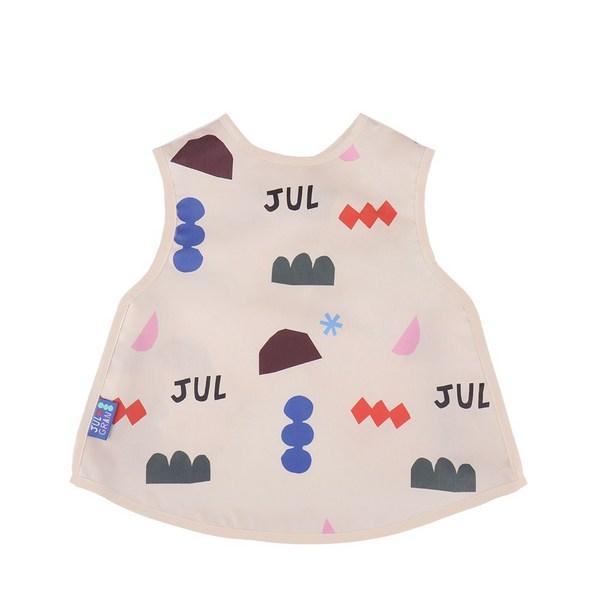 Yulgran Art Play самостоятельный фартук для детского питания, нагрудник, водонепроницаемая детская одежда, халат для детского сада, розовый, 1 шт., 1 шт.