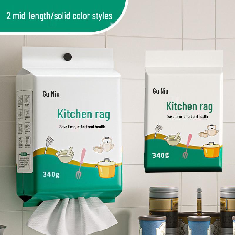 Утолщенная двусторонняя одноразовая швабра для мытья посуды для сухой и влажной уборки