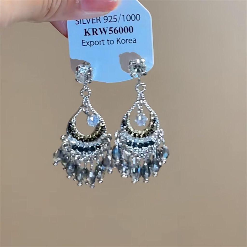 Exotic Goddess Long Tassel Bohemian Earrings – Retro Ethnic Style Dangle Women's Accessories