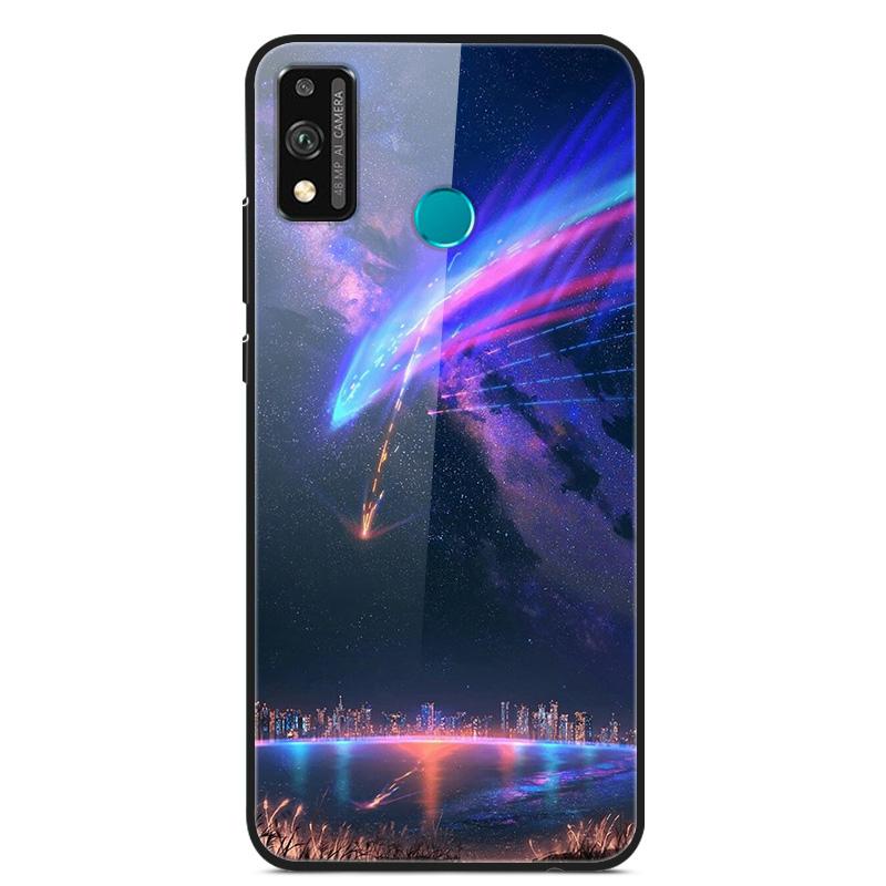 Tempered Glass Case For Huawei Honor 9X Lite Case Cover Bumper on Honor 9X Lite 2020 9XLite 9 X light Case Hard Back Cover