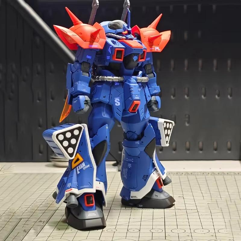 HG 1/144 Efreet Custom Chop King MS-08TX EXAM Механическая модель для сборки Настольное украшение Кукла Мальчик Головоломка Игрушка Подарок Коллекционная