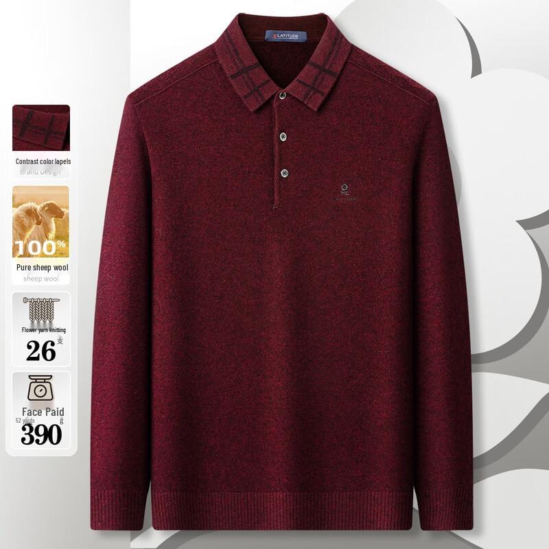 Мужской бизнес-свитер из мериносовой шерсти MONTAGUT