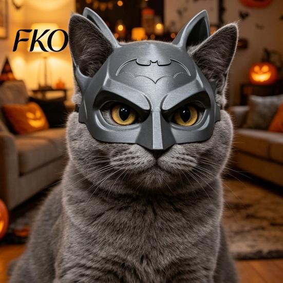 Reusable Cat Mask Bat Cosplay Lightweight Fun Kitty for Halloween Parties Photo Prop Party