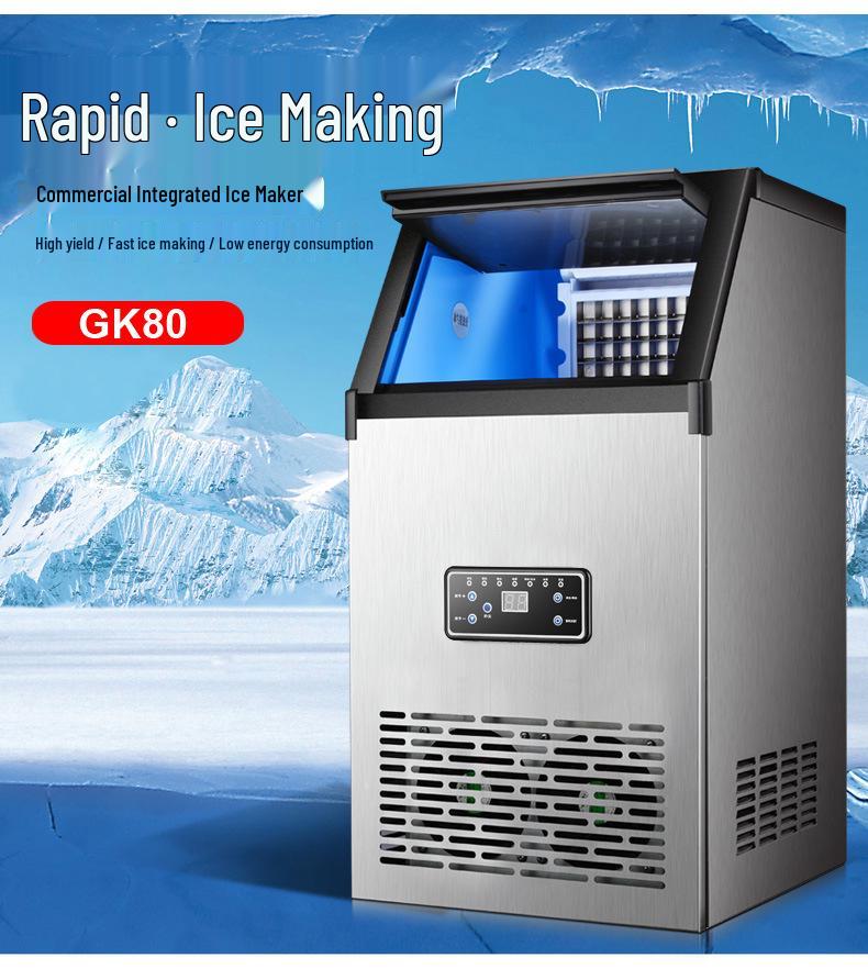 Large Capacity 500kg/1000lb Split-Type Ice Maker with 200kg Storage, Fully Automatic, Water & Air Cooled