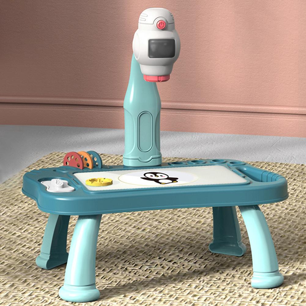 Светодиодный проектор, художественный стол для рисования, игрушка для детей, доска для рисования, обучение