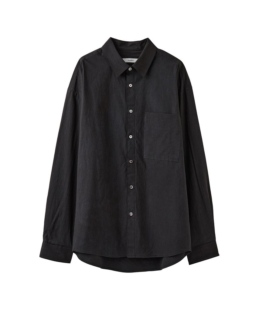 AREUBAN Crease Blank Shirt_Batik Black