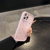 Высококачественный бамбуковый чехол для телефона розового цвета в форме сердца, подходящий для iPhone 17 16 15 14 13 12 11 Pro/Max/Plus, противоударный и защищающий от падений