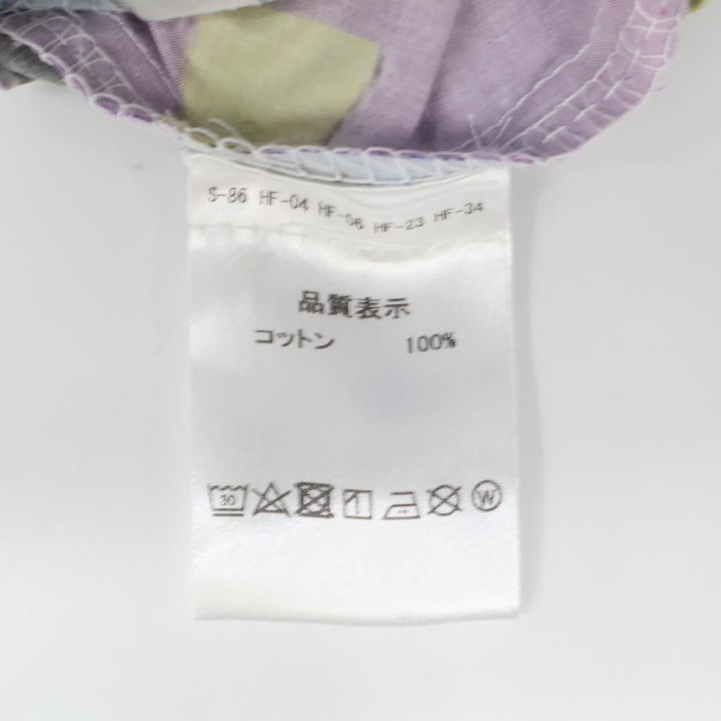 ТИПИЧНЫЕ ФРИКИ ТИПИЧНЫЕ ФРИКИ принт по всей поверхности хлопок широкие брюки Низ M Фиолетовый Синий Белый Б/у