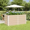 Plant Pot Ivory 160 x 80 x 75 cm Steel