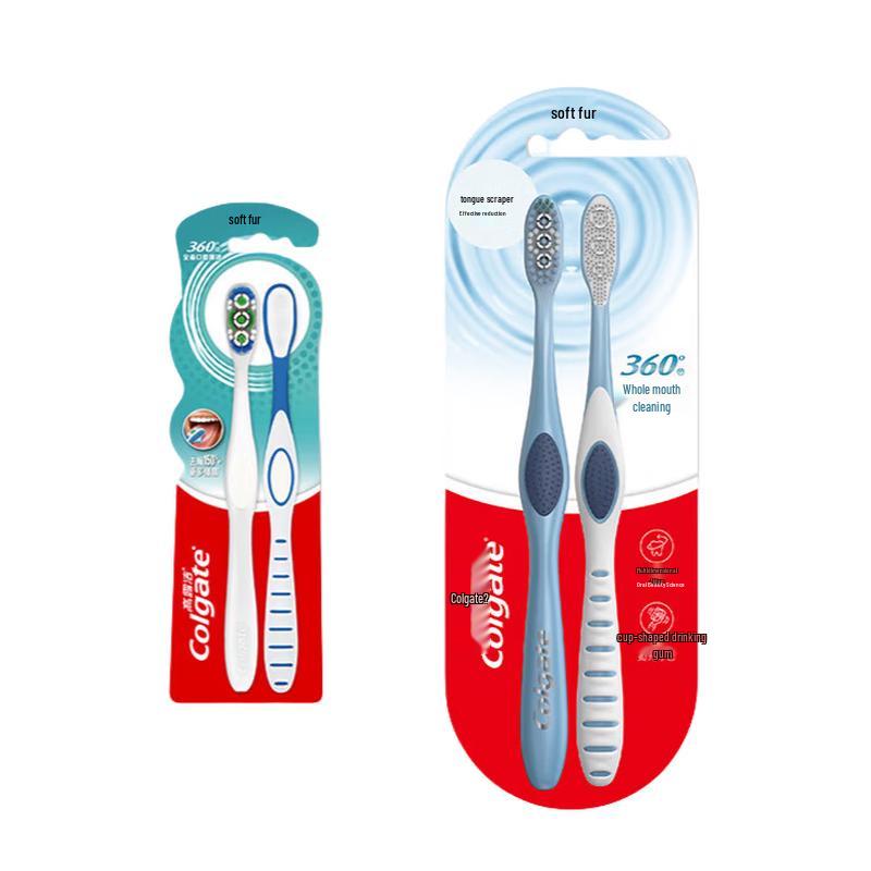 Colgate 360° Oral Care Soft Bristle Toothbrushes (10-Pack)