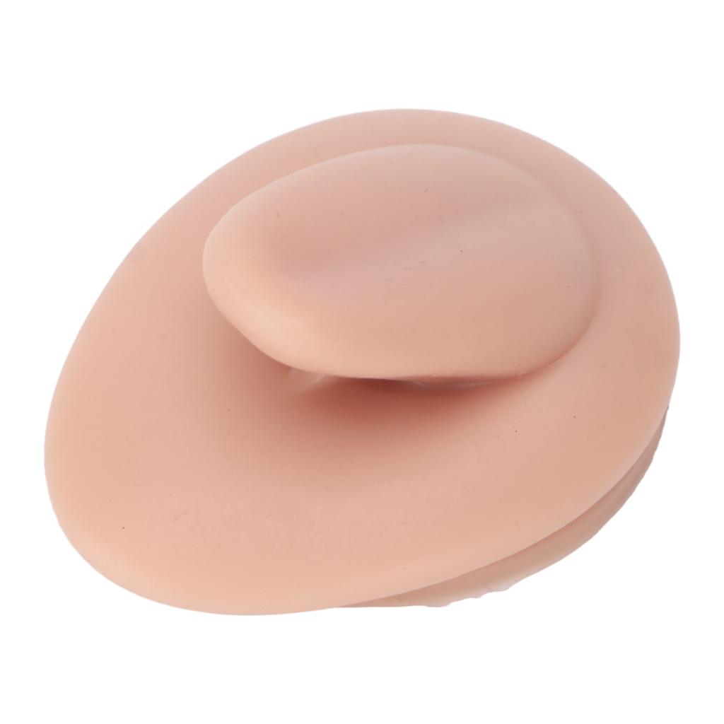 Силиконовая модель языка Мягкая 3D Акупунктура Гибкий Искусственный язык Модель для демонстрации пирсинга для обучения Средний цвет кожи