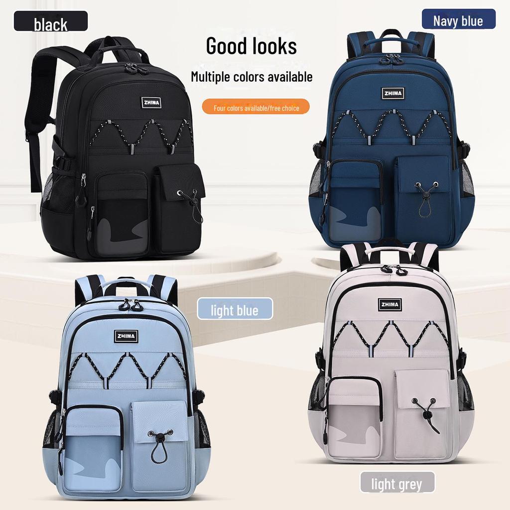 Сверхлегкий рюкзак Zhima Baby с защитой позвоночника для учеников средней школы