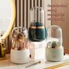 Makeup Organizer and Storage Cosmetic Brush Holder Bucket Rotatable Multigrid Partition Waterproof and Dustproof Makeup Storage Box Dressing Table