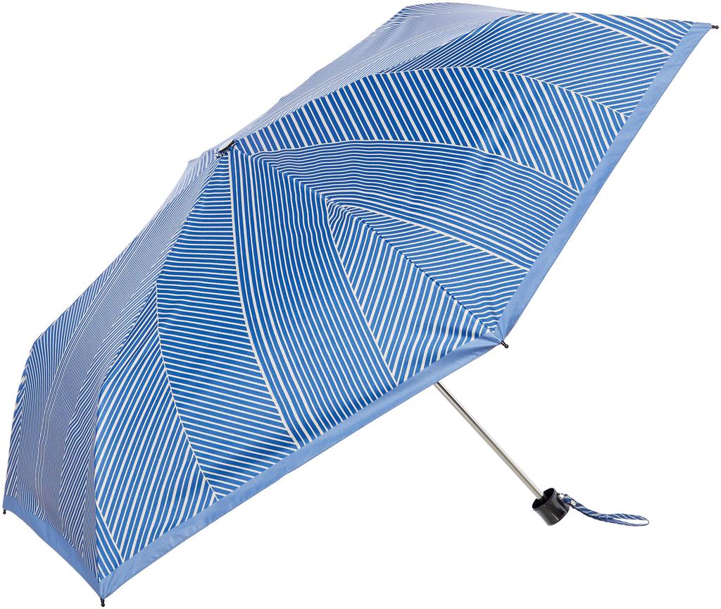 Folding Umbrella Sweet Jasmil Mixed Stripe Folding Umbrella Umbrella For Rain and Sunshine Simple Stylish Cute UV Light PU Navy Blue Navy Blue Rib