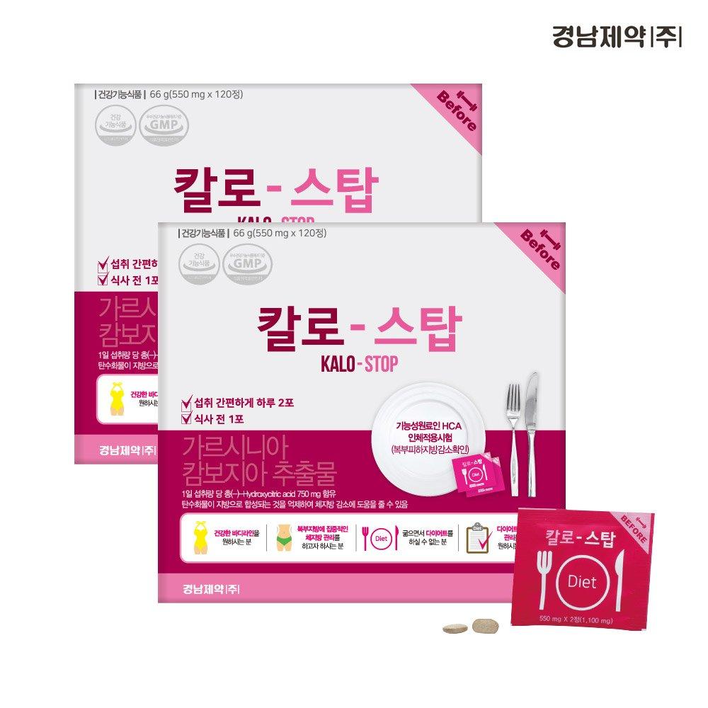 KYUNG NAM PHARM Calostop 60 packs 2 boxes / Garcinia / Diet supplement / 2 months supply