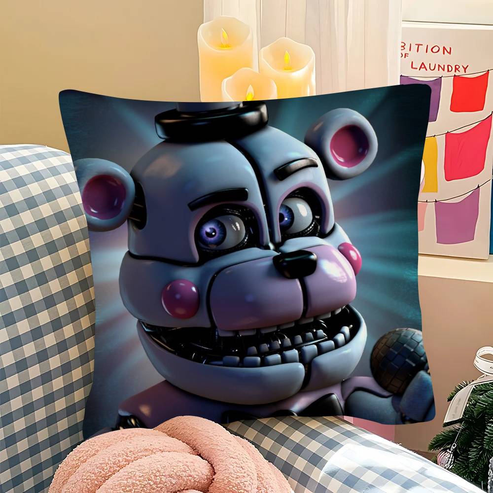 1 шт. F-Fnaf Пять Ночей с Фредди Наволочка Модная Квадратная Наволочка Спальня Диван Комната Ins Декор Отдых