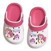 Женские клоги My Little Pony Пинки Пай для улицы, детские нескользящие сандалии для пляжа, закрытые тапочки для девочек