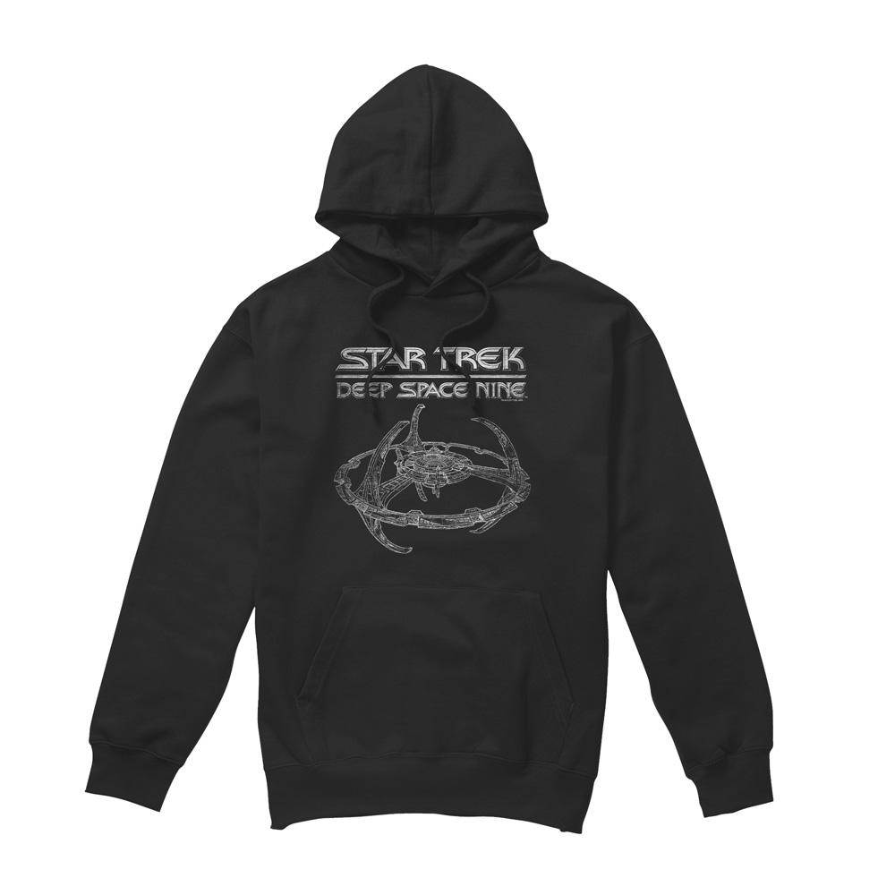 Star Trek Mens Deep Space Nine Station Hoodie