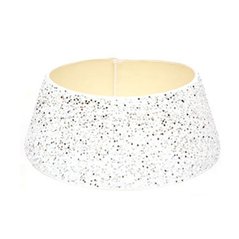 Круглое рождественское украшение для поделок Рождественское украшение для елки с блестками