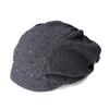 Early autumn new knitted sequined sleeves stacking cap women's casual solid color versatile cap showing the face small baotou hat