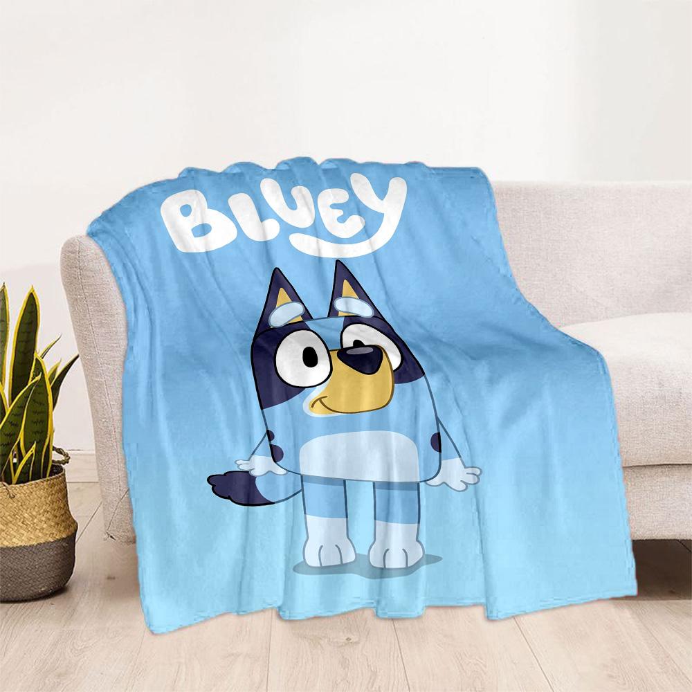 Bluey's Adventure Blanket Ultra-Soft Perfect for Sofa Bed Seaside All-Season Use Digital Print Unique Gift for Family and Friends Camping