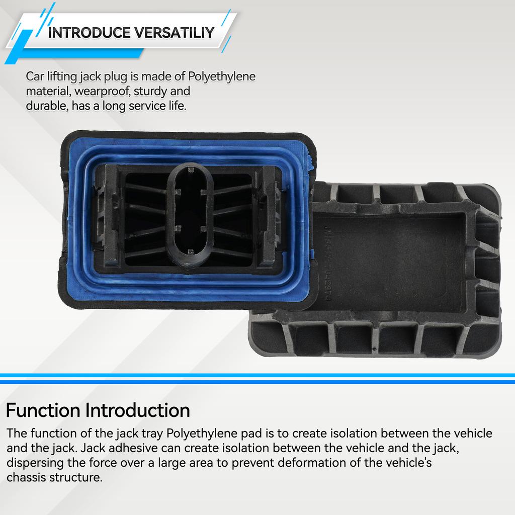 1pc/4pcs Car Lift Jacking Point Support Plug Plate Block Jack Pad for BMW F46 F45 F13 F07 F06 F01 F02 F03 F04 I3 I01 51717042974