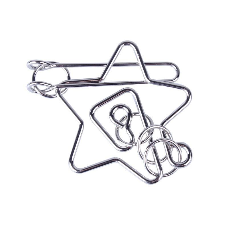 Игрушки-головоломки с девятью кольцами и высокой сложностью развязывания колец, петлеобразная игрушка для развития интеллекта, чтобы развязать кольца