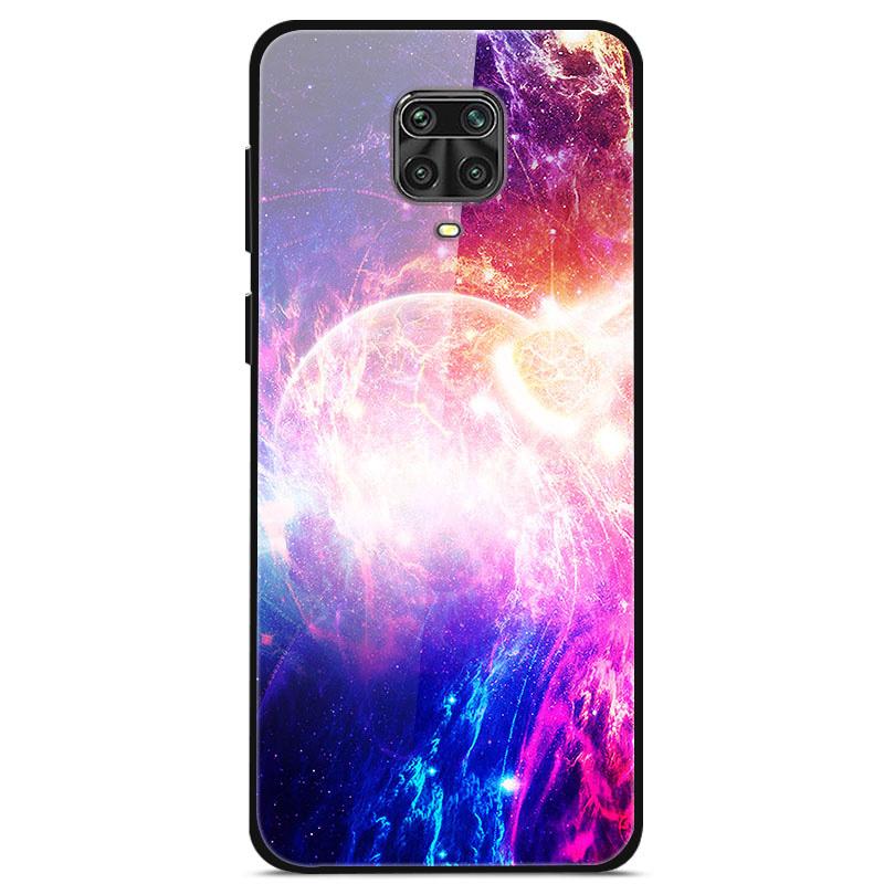 Закаленное Стекло Чехол Для Xiaomi Redmi Note 9S Чехол Мягкий Бампер Жесткий Стеклянный Чехол Для Xiaomi Redmi Note 9 S 9S Pro Max Чехол Для Телефона