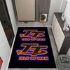 Isle Man Tt Course Map Floor Mat Design for Outdoor Playrooms Balcony Kitchen Antislip Carpet Decorate Offices Best for Christmas