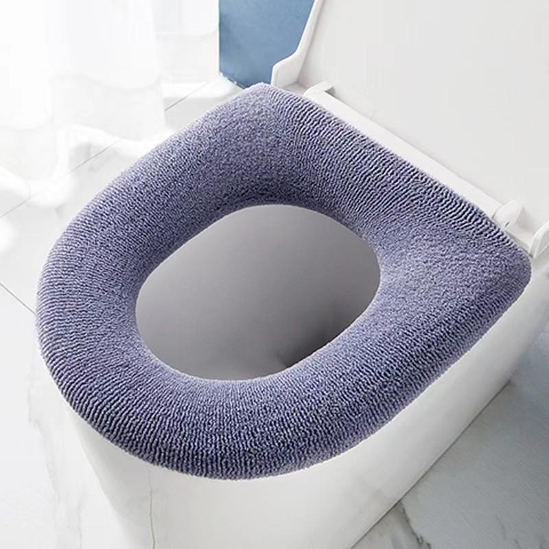 Thicken Toilet Seat Cushion Breathable Non-slip Detachable Anti-deformed Lid Pad Cover Winter Warm Soft Washable Closestool Mat Bathroom Accessories