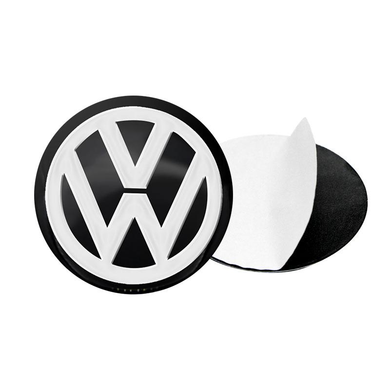 4pcs 56mm Car wheel hub cover badge sticker For Volkswagen Golf-7 4 5 6 CC T-ROC Sharan Passat B5 6 7 Polos Tiguan R Line