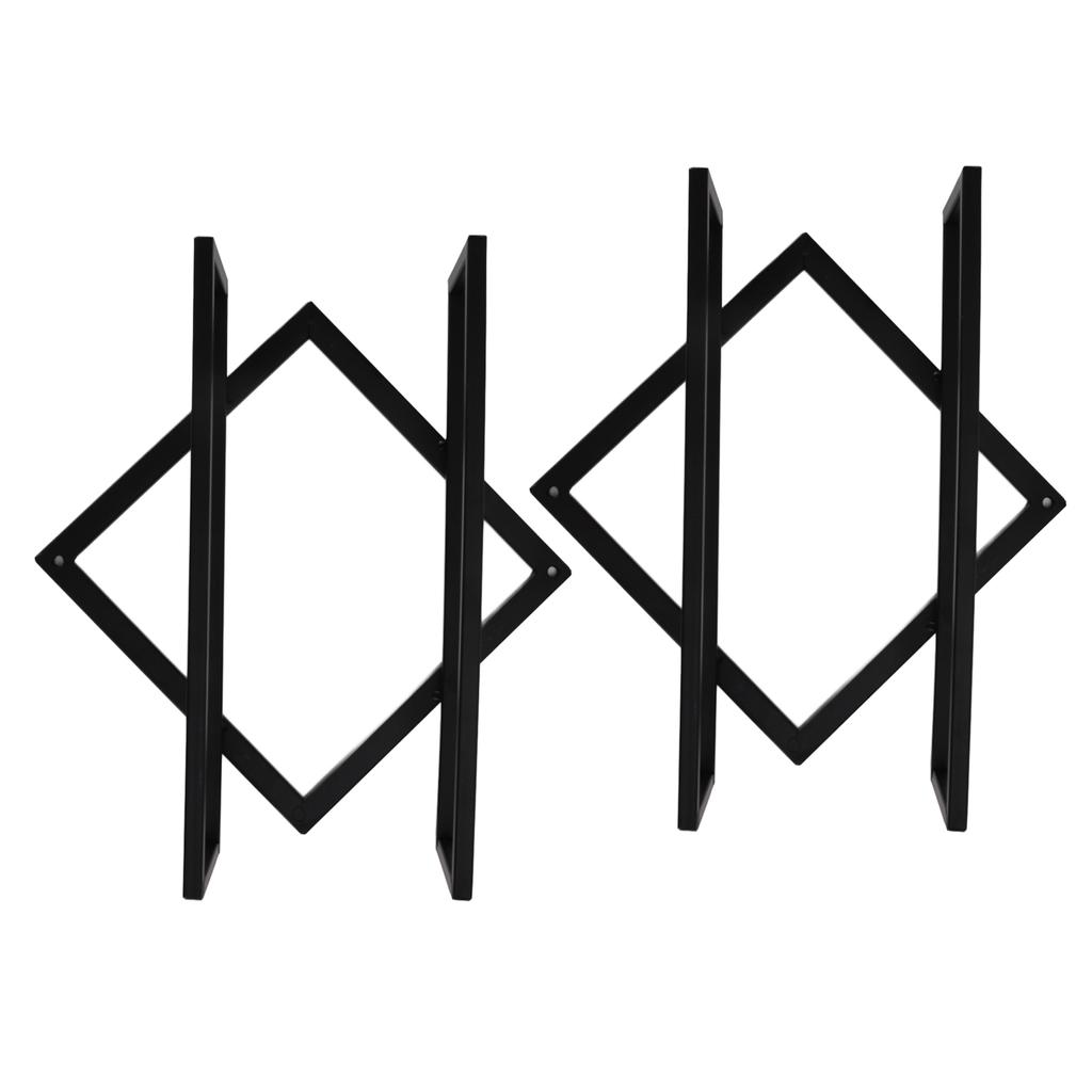 Подставка для вина Изысканное исполнение Двойная структура Легкая Настенная подставка для винных бутылок